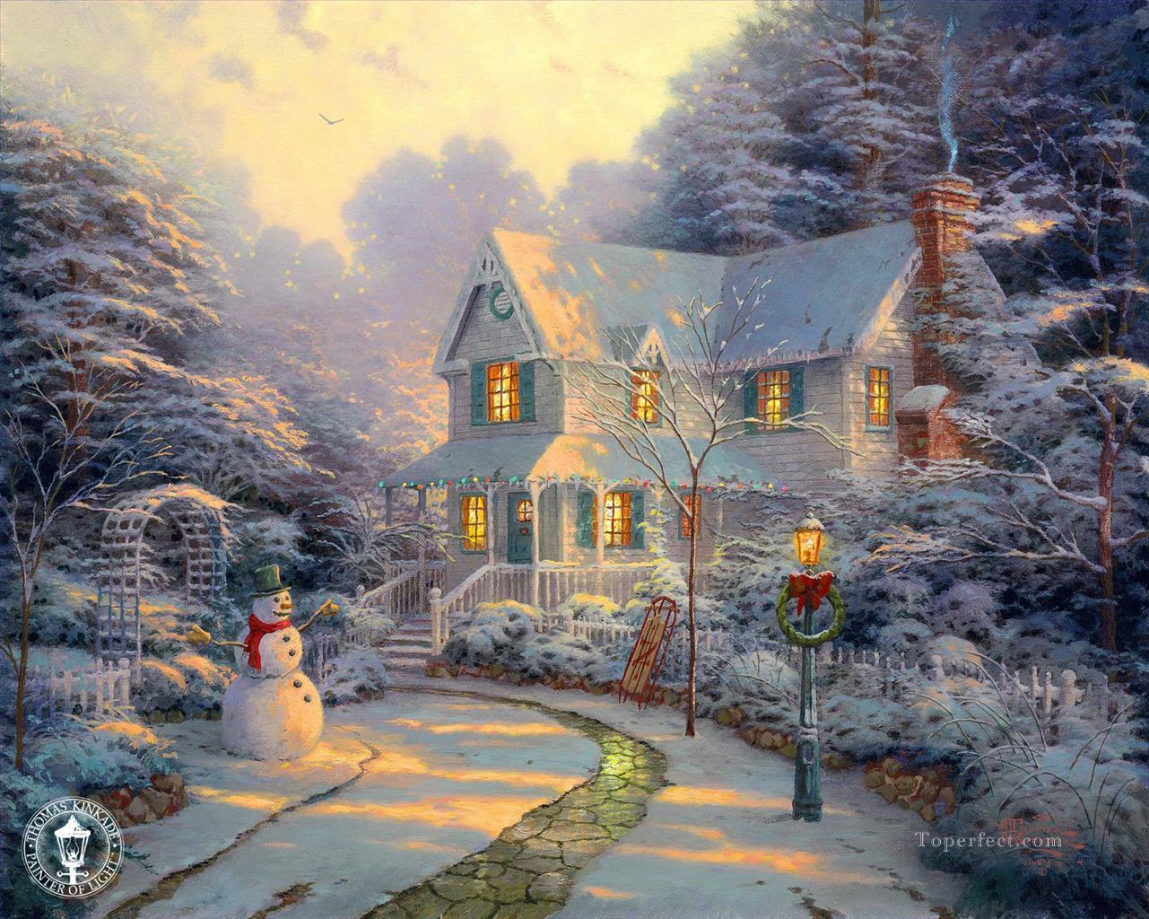 The Night before Christmas TK Oil Paintings